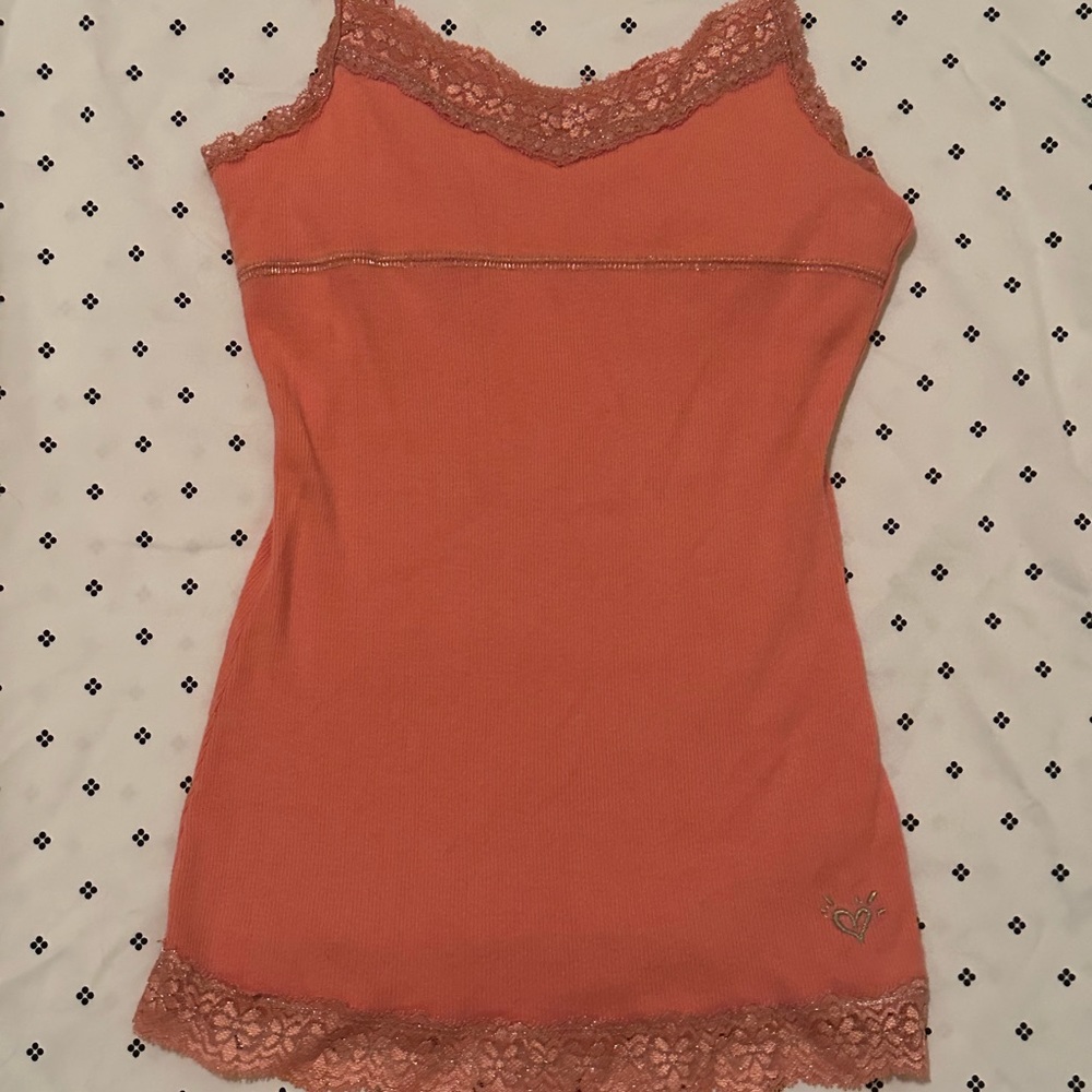 Justice camisole shirt tank top lace children’s